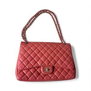 Chanel Jumbo Single Flap Timeless/Classique leather handbag
